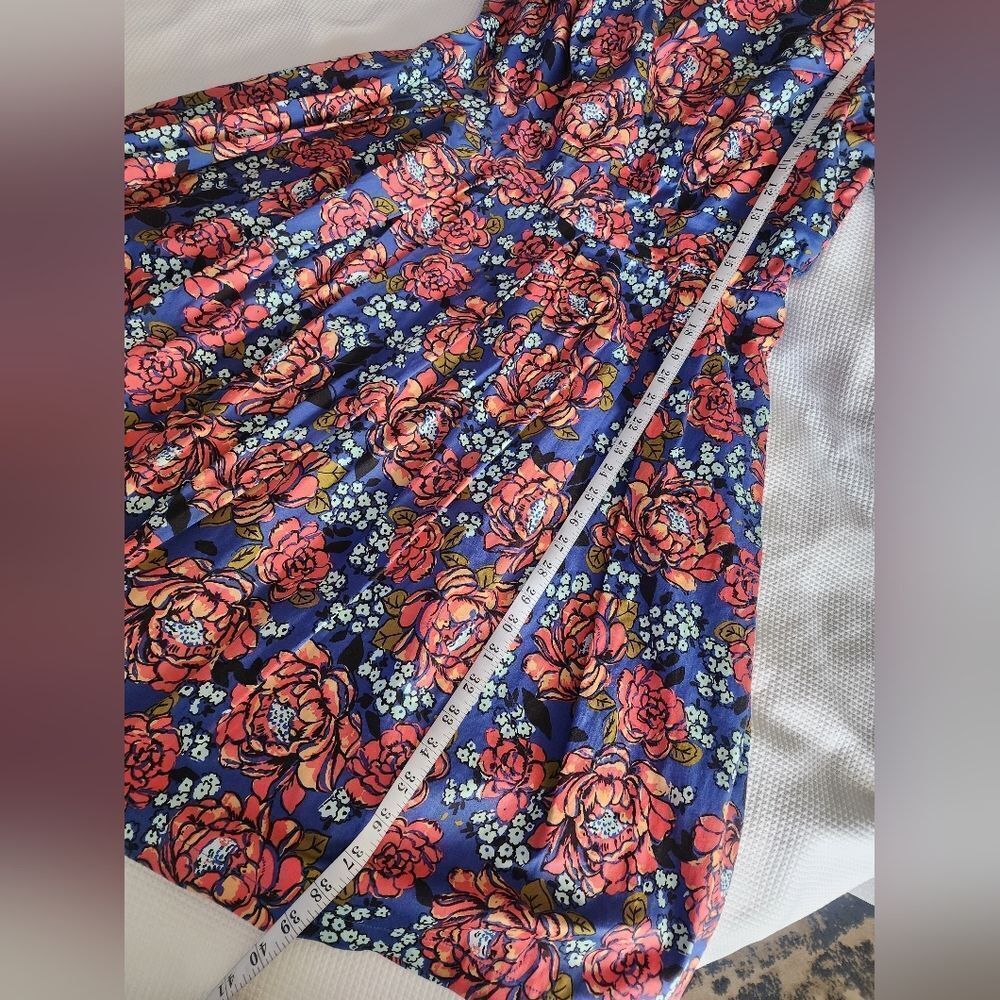 Modcloth Blue and Orange Garment - Picture 7 of 10